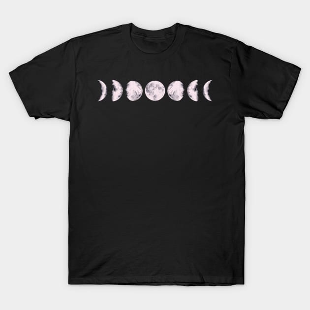 Moon Phases T-Shirt by Sham